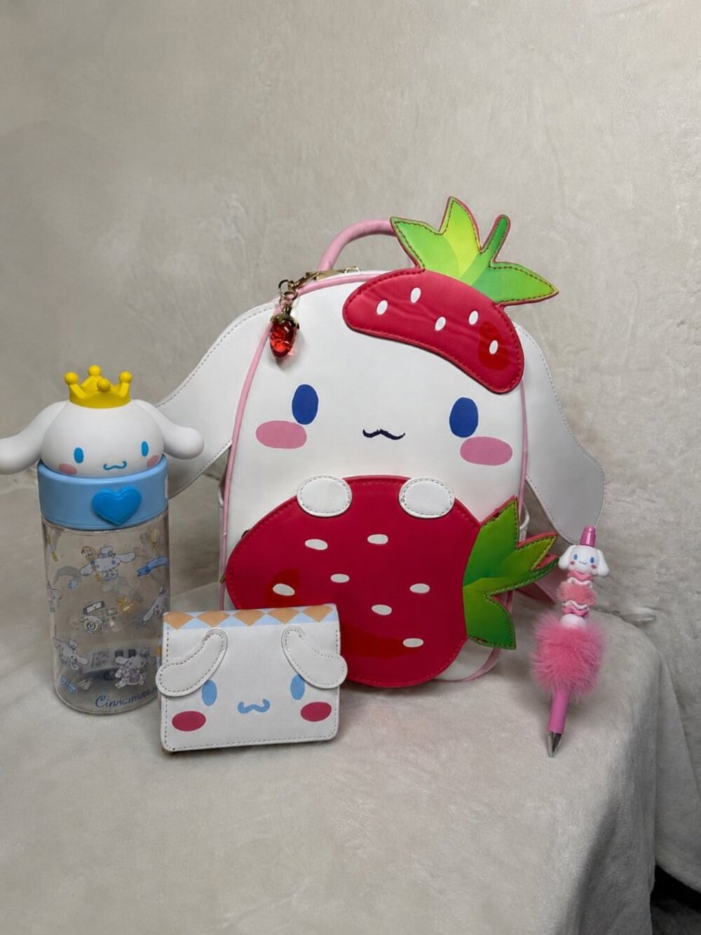 Cinnamoroll Backpack & Accessories Set – New, Adorable Combo